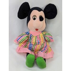Knickerbocker Minnie Mouse Plush 13 Inch  Stuffed Animal Toy